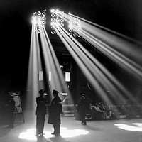 Chicago, Illinois. In the waiting room of the Union Station