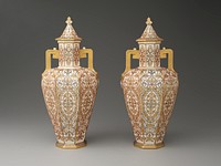 Pair of Covered Vases