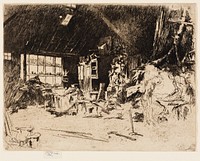The Smithy by James McNeill Whistler