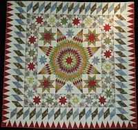 Bedcover (Star of Bethlehem Quilt)