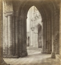 Ely Cathedral: Late Afternoon Across the Transepts by Frederick H. Evans