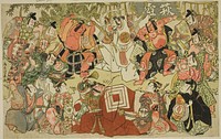 Hagitsubo - A Parody of Shibaraku by Torii Kiyonaga