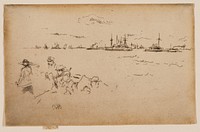 The Fleet: Monitors by James McNeill Whistler