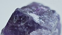 Amethyst gem stone, purple material.