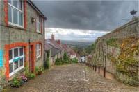 Shaftesbury, historical village road.