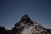 Vysoké Tatry, winter mountain top.