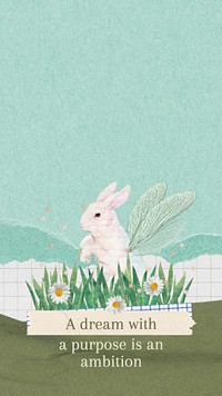 Easter bunny green phone wallpaper