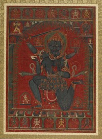 Mandala of Achala Chandamaharoshana (16th century) by Nepalese