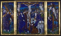 Triptych with Crucifixion (ca. 1495-1525 (Early Modern)) by Nardon Pénicaud