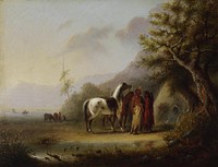 Sioux Indians in the Mountains (ca. 1850) by Alfred Jacob Miller