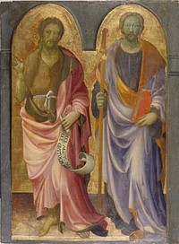 Saint John the Baptist and Saint James the Great (1423-1424 (Renaissance)) by Giovanni Toscani