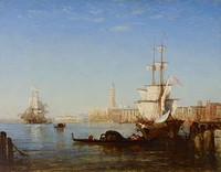 Venice, Morning (ca. 1864) by Félix François Georges Philibert Ziem