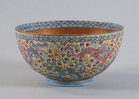 Bowl with dragons