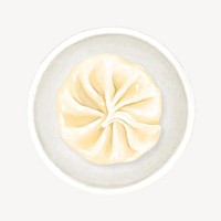 Xiaolongbao, Chinese dim sum illustration