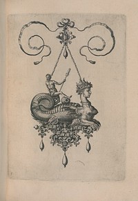 Plate 5, from Bullarum Inaurium etc. Archetypi Artificiosi Pars Altera (Pendants, Earrings, etc. Designs of the Most Skillful Nature, Part Two)