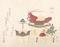 Decorations for the New Year by Ryūryūkyo Shinsai