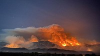 Sierra Front 5An aerial view of the 2018 Fletcher Fire that burned on a mountainside above Carson City, Nevada. Fire hazard on about 41 percent of the Sierra Front Landscape is classified as high or very high, threatening watersheds, native plants, wildlife habitats, recreational infrastructure, and private property.