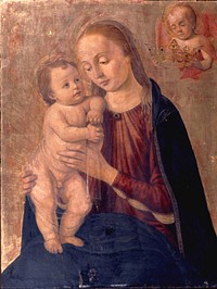 Biagio di Antonio - Madonna and Child with Cherub - Princeton University Art Museum