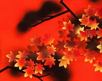 Autumn in Nagoya (Nagoya Tourism Bureau, 1930s). Japanese Poster (24.5" X 36").