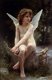 William-Adolphe Bouguereau - Amour A L'affut