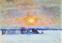 Winter Sun by Eero Järnefelt.