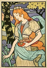 Eugène Samuel Grasset (25 May 1845 – 23 October 1917), poster for an exhibition of French decorative art at the Grafton Galleries, 1893