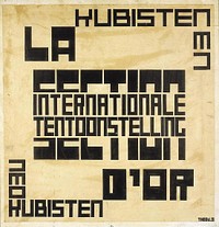 Theo van Doesburg Design for a poster