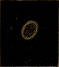 Identifier: astronomyforhigh00newc (find matches)Title: Astronomy for high schools and collegesYear: 1881 (1880s)Authors: Newcomb, Simon, 1835-1909 Holden, Edward Singleton, 1846-1914, joint authorSubjects: AstronomyPublisher: New York, H. Holt and CompanyContributing Library: The Library of CongressDigitizing Sponsor: The Library of CongressView Book Page: Book ViewerAbout This Book: Catalog EntryView All Images: All Images From BookClick here to view book online to see this illustration in context in a browseable online version of this book.Text Appearing Before Image:Fig. 127.—the trifid nebula. more stars can be counted. With the telescope, over a hundredstars are seen, A view of these is given in the map accompanyingthe description of the Pleiades, Fig. 113, p. 425. This group con-tains Tempels variable nebula, so called because it has been sup-posed to be subject to variations of light. This is probably not avariable nebula. NEBULJE AND CLUSTERS. 463 The clusters represented in Figs. 129 and 130 are good examplesof their classes. The first is globular and contains several thousandsmall stars. The central regions are densely packed with stars,and from these radiate curved hairy-looking branches of a spiralform. The second is a cluster of about 200 stars, of magnitudesvarying from the ninth to the thirteenth and fourteenth, in whichthe brighter stars are scattered in a somewhat unusual mannerText Appearing After Image:Fig. 128.—the ring nebula in lyra. over the telescopic field. This cluster is an excellent example ofthe compressed form so frequently exhibited. In clusters ofthis class the spectroscope shows that each of the individual starsis a true sun, shining by its native brightness. If we admit that acluster is real—that is, that we have to do w4th a collection of stars physically connected- 39 a fact of observation that in general the globular clusters become important. Itthe stars composing such 464 ASTRONOMY. clusters are about of equal magnitude, and are more condensed atthe centre than at the edges. They are probably subject to centralpowers or forces. This was seen by Sir William Herschel in 1789.He says : Not only were round nebulae and clusters formed by centralpowers, but likewise every cluster of stars or nebula that shows agradual condensation or increasing brightness toward a centre.This theory of central power is fully established on grounds of ob-servation which cannot be ovNote About ImagesPlease note that these images are extracted from scanned page images that may have been digitally enhanced for readability - coloration and appearance of these illustrations may not perfectly resemble the original work.