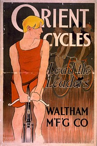 Orient cycles lead the leaders. Waltham M'f'g' Co.