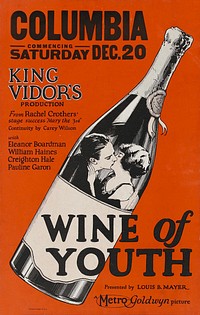 Wine of Youth (1924) film poster.