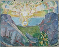 The Sun (1910s) by Edvard Munch