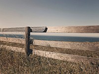 Free wooden fence photo, public domain nature landscape CC0 image.