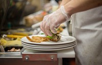 Free Chef is preparing food in the kitchen image, public domain food CC0 photo