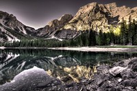 Free lake landscape image, public domain nature CC0 photo.