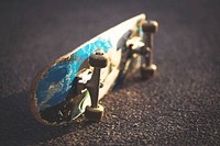 Free skateboard aesthetic background, public domain CC0 photo.