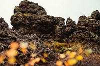 Free rocky formations of Iceland photo, public domain CC0 image.