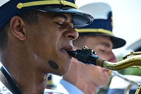 Shoulder board Ceremony Cadets at the U.S. Coast Guard Academy take part in the shoulder board ceremony for first-year cadets, signifying the end of "Swab Summer," the seven-week indoctrination period for the incoming students, New London, Conn., Aug. 17, 2015. (U.S. Coast Guard photo by Petty Officer 3rd Class Lisa A. Ferdinando). Original public domain image from Flickr