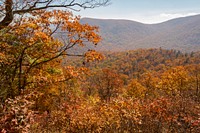 Mountain view in autumn. Free public domain CC0 photo.