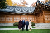President Trump's Trip to Asia. President Donald J. Trump and First Lady Melania Trump visit South Korea | November 7, 2017 (Official White House Photo by Shealah Craighead). Original public domain image from Flickr