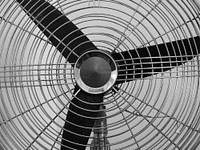 Fan black and white image. Free public domain CC0 photo.