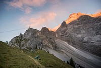 Zugspitze peak in Europe. Free public domain CC0 image. 