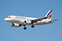 Air France F-GRHE - Airbus A319, A&eacute;roport de Bordeaux-Merignac, 10/07/2018. 