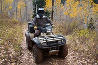 ATV trail riding, Ogden Ranger District, Uinta-Wasatch-Cache National Forest. Credit: US Forest Service. Original public domain image from Flickr