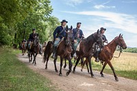 Cavalry on the Road. Original public domain image from Flickr