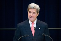 Secretary Kerry Officiates the 132nd Civil Service Orientation Class Swearing-In Ceremony