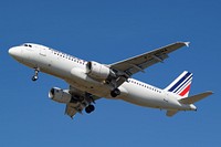 Air France aircraft flying, location unknown, 18/02/2017.