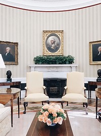 Photo of the Day: 3/24/17 The Oval Office (Official White House Photo by Jonathan Gallegos). Original public domain image from Flickr