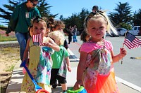 Month of the Military Child ParadePRESIDIO OF MONTEREY, California -- Monterey Road Child Development Center staff, children, parents and volunteers participate in a parade April 21 to celebrate the Month of the Military Child. (PHOTO by Steven L. Shepard, Presidio of Monterey Public Affairs). Original public domain image from Flickr