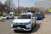 Electric Vehicle Demonstration DayDemonstration of several types of electric vehicles at the capitol. Original public domain image from Flickr