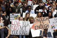 National School Walkout. Original public domain image from Flickr
